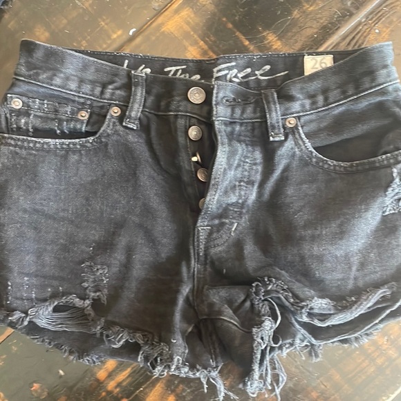 We The Free Pants - We The Free Distressed Jean Shorts